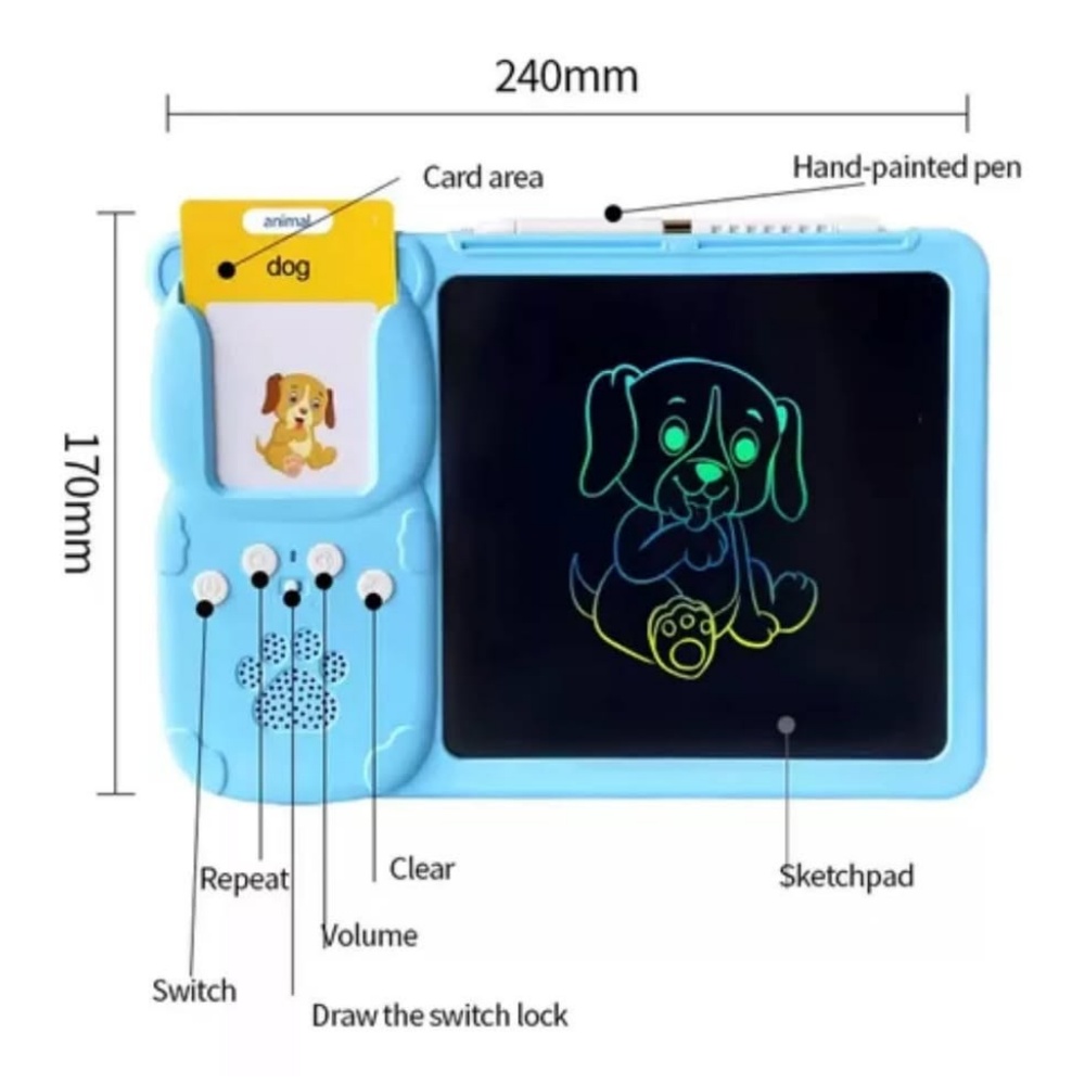 Miniatura 2 de Tablero Interactivo Lector Tarjetas Pala